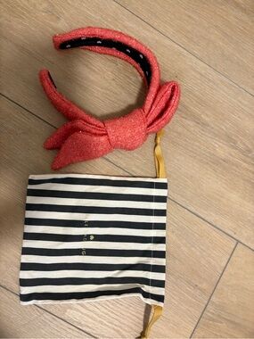 Lele Sadoughi Coral Pink Knotted Headband